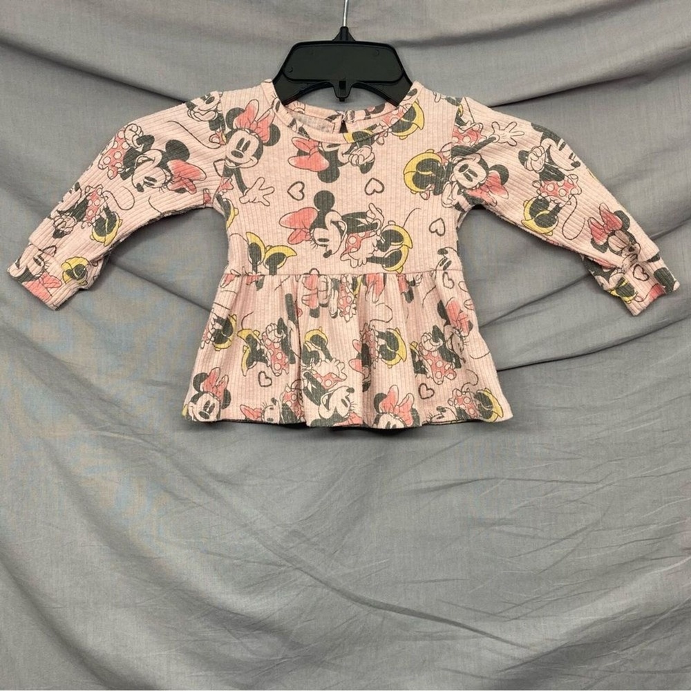 Disney Minnie Mouse Top Pink Size |‎ 12mo